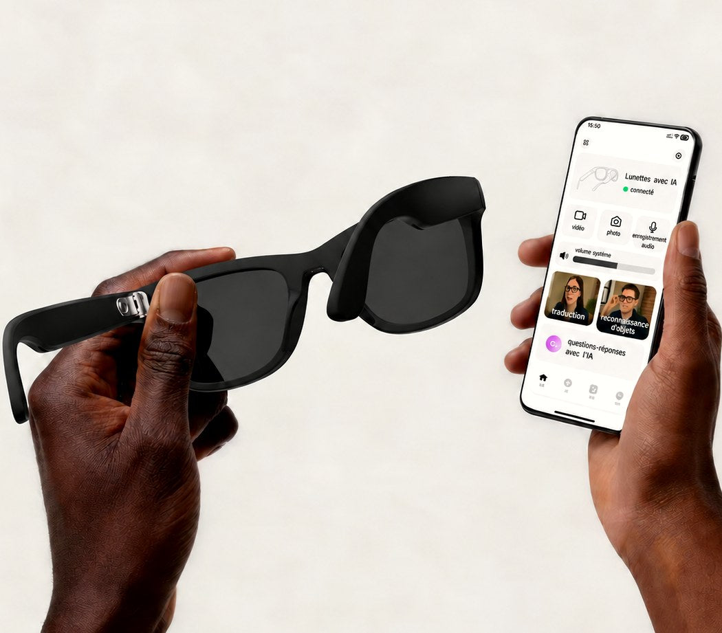 Application compagnon des lunettes connectées Veloria